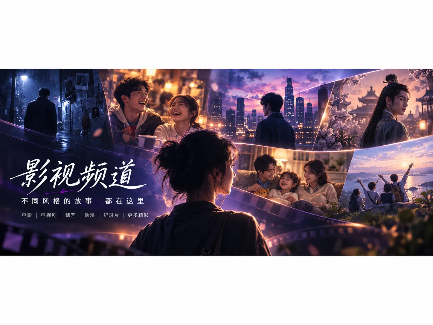 都市情感影视内容配图